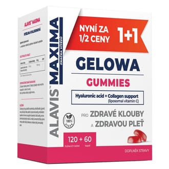 ALAVIS MAXIMA Zsel�s Gummies 120 r�g�tabletta + 60 kapszula