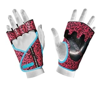 Chiba Lady Motivation Gloves Black Blue