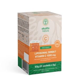 EKOLIFE NATURA Liposomal Direkt C 1000mg 21 tasak EKOLIFE NATURA Liposomal Direkt C 1000mg 21 tasak