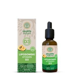 EKOLIFE NATURA Liposomal Vitamin D3 60 ml EKOLIFE NATURA Liposomal Vitamin D3 60 ml