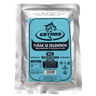 Estass Tonhalsaláta zöldségekkel 34 % 200 g Estass Tonhalsaláta zöldségekkel 34 % 200 g