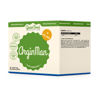 GreenFood Nutrition ArginMan + Pillbox GreenFood Nutrition ArginMan + Pillbox
