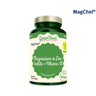 Előnézet - GreenFood Magnesium & Zinc Chelate + Vitamin D3 Előnézet - GreenFood Magnesium & Zinc Chelate + Vitamin D3