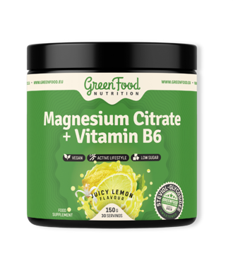 GreenFood Magn�zium-citr�t + B6-vitamin