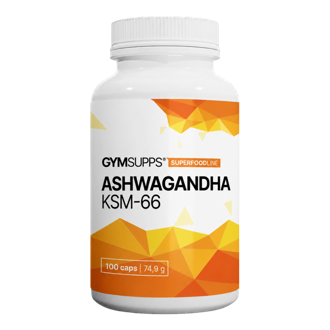 GymSupps Ashwagandha KSM-66 600mg 100 kapszula