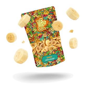 LifeLike szárított banán, liofilizált 50g LifeLike szárított banán, liofilizált 50g