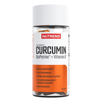 Nutrend CURCUMIN + BIOPERINE + VITAMIN D Nutrend CURCUMIN + BIOPERINE + VITAMIN D