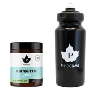 Puhdistamo Electrolyte Powder 120g lemon lime