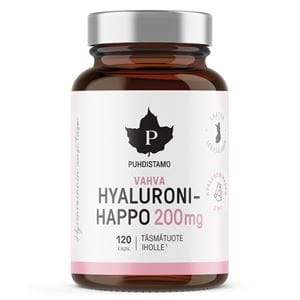Puhdistamo Hyaluronic Acid 200mg 120 kapszula Puhdistamo Hyaluronic Acid 200mg 120 kapszula