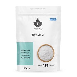 Puhdistamo OptiMSM 250g Puhdistamo OptiMSM 250g