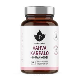 Puhdistamo Strong Cranberry + D-mannose 