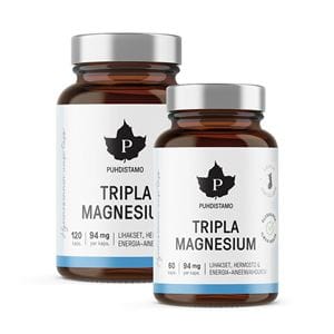 Puhdistamo Triple Magnesium 120 kapszula + 60 kapszula INGYEN Puhdistamo Triple Magnesium 120 kapszula + 60 kapszula INGYEN