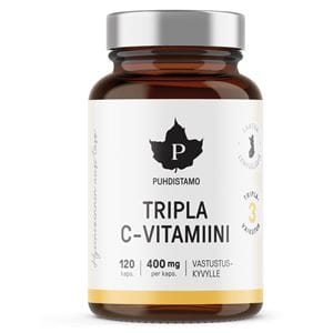 Puhdistamo Triple Vitamin C 120 kapszula
